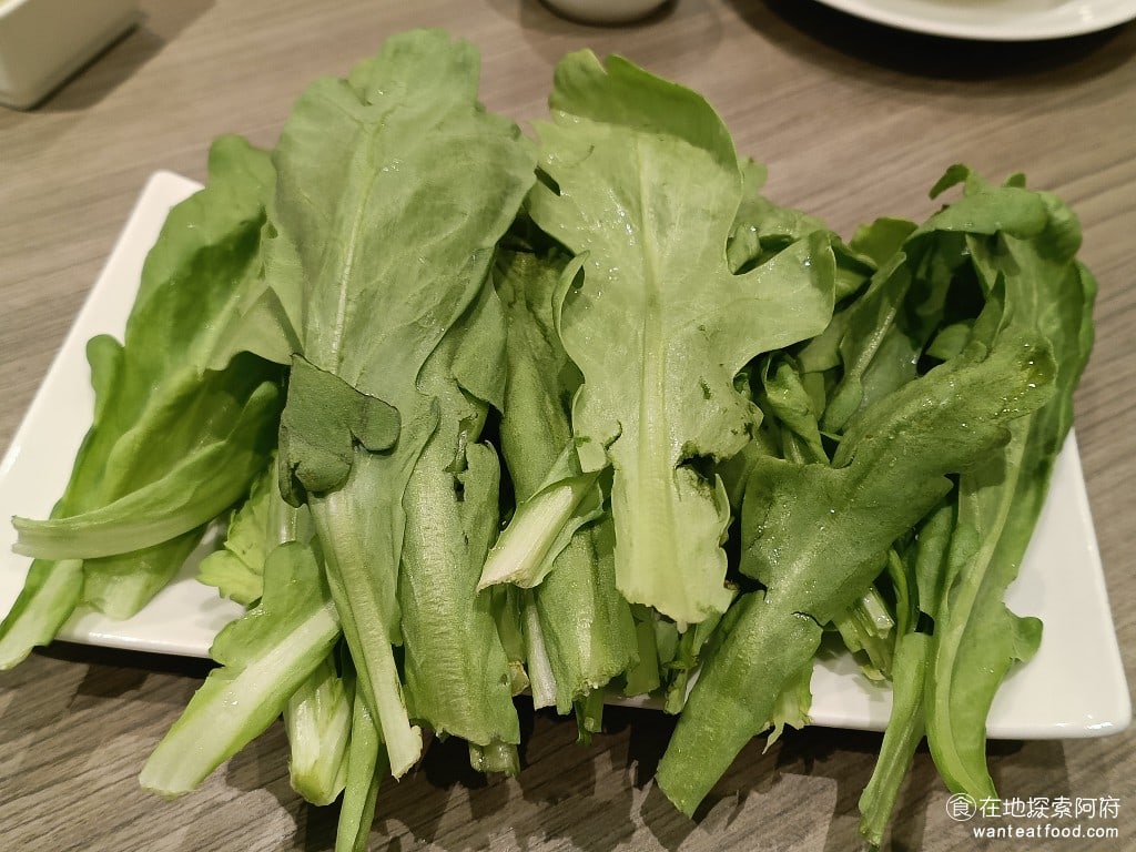 都一處 內湖店 內湖美食 中式料理 茼蒿菜 @在地老饕阿府