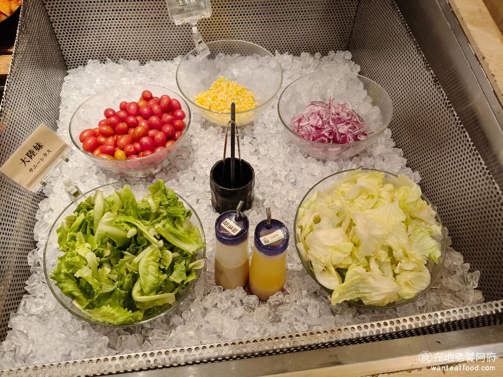 溫野菜日本涮涮鍋專門店大直美麗華店 溫野菜日本涮涮鍋專門店大直美麗華店菜單 溫野菜日本涮涮鍋專門店大直美麗華店推薦 中山區美食 沙拉區 @在地老饕阿府