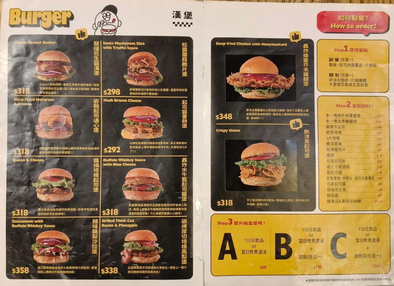 BravoBurger發福廚房民權店 BravoBurger發福廚房民權店菜單 店家菜單