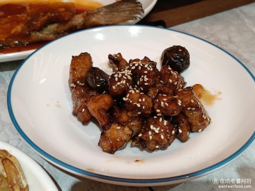 台式料理 台灣料理 中式料理 熱炒 合菜 王品集團 古早味 梅汁梅花肉 肉質軟嫩,不會很硬,很下飯,個人推薦這道菜 @在地老饕阿府